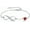 Sterling Silver-01/07-Jan/July, variant on Infinity Heart Birthstone Charm Link Bracelet for Women 925 Sterling Silver Adjustable Mother's Day Gift Anniversary Birthday Jewelry for Wife Girlfriend Her
