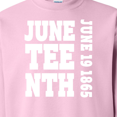 thumbnail image 3 of Inktastic Juneteenth June 19, 1865 Adult Sweatshirt, 3 of 4
