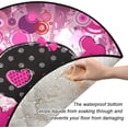 thumbnail image 3 of Coolnut Sugar Skull Halloween Christmas Tree Mats Waterproof Tree Skirt, Day of The Dead Xmas Tree Stand Tray Mat Floor Protector Pad for Holiday Party Decoration, 28.3", 3 of 6