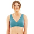 thumbnail image 3 of Caramel Cantina 4 Pack Sleeping Nursing Cross Front Maternity Bra (Large, Festival), 3 of 5