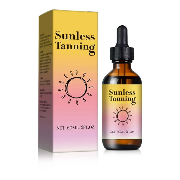 HHBEAUTY Sunless Tanning Drops, Promotes Natural Skin Tone, Quick-Dry Formula, Streak-Free & Hydrating Bronzer, Nourishing And Moisturizing
