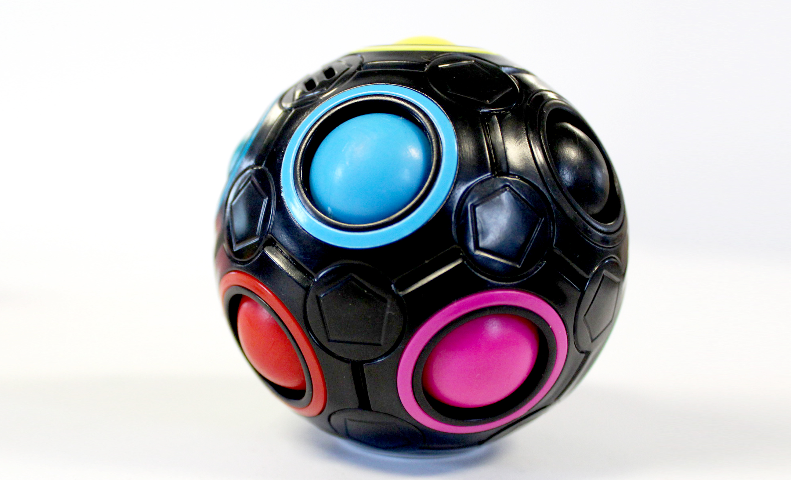 Luminous Galaxy Rainbow Ball - Black