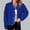 146#Blue, variant on Ftwytp Women's Open Front Knit Cardigans Long Sleeve Casual Sweater Jumpers with Buttons Ladies Long Sleeve Knitwear Sweater Cardigan