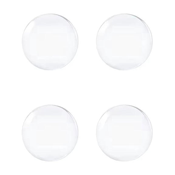 Clear Round Adhesive Door Bumpers 4 Pack Wall Protector for Door Knobs and Cabinets