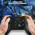 thumbnail image 3 of Game handle, Wireless Controller for Xbox One, Game Controller Zamia Gamepad 2.4 GHZ Compatible with Xbox One/One S/One X/One Series X/S/Elite/PC Windows 7/8/10 with Integrated Dual Vibration (Black), 3 of 6