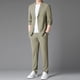 thumbnail image 4 of Traje de hombre primavera y otoño nueva moda crecer boda negocios casual dos piezas alta gama abrigo chaqueta, 4 of 4
