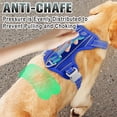 thumbnail image 4 of Arnés para perros BARKBAY No Pull Air Mesh Reflectante, tamaño grande, azul, 4 of 9