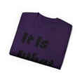 thumbnail image 3 of It Is What It Is Unisex Cotton T-Shirt, Common Phrase, Funny Saying, 3 of 3