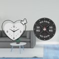 thumbnail image 2 of Reloj de pared,Reloj de pared acrílico para oficina en casa,sin tictac,Reloj de gimnasio,Reloj de pared con barra para gimnasio en casa Reloj de culturismo,Sala de entrenamiento, 2 of 8