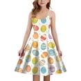 thumbnail image 4 of Teen Flower Girl Dresses Easter Outfits Crew Neck Tank Tops Summer Dresses For Kids Easter Dresses For Girls Size 13-14 Years, 4 of 5