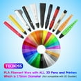 thumbnail image 4 of 3D Pen PLA Filament Refills, 20 Colors Support for All 1.75mm 3D Printer / 3D Pen, 10 Feet Each Color, Total 200Ft 3D Printing Material (3M Each Color), 4 of 12