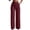 Wine, variant on Nfurl Dress Pants for Women Business Casual Pleated Straight Leg Slacks Trousers High Waisted Work Office Slacks Pants with Pockets Gray,M