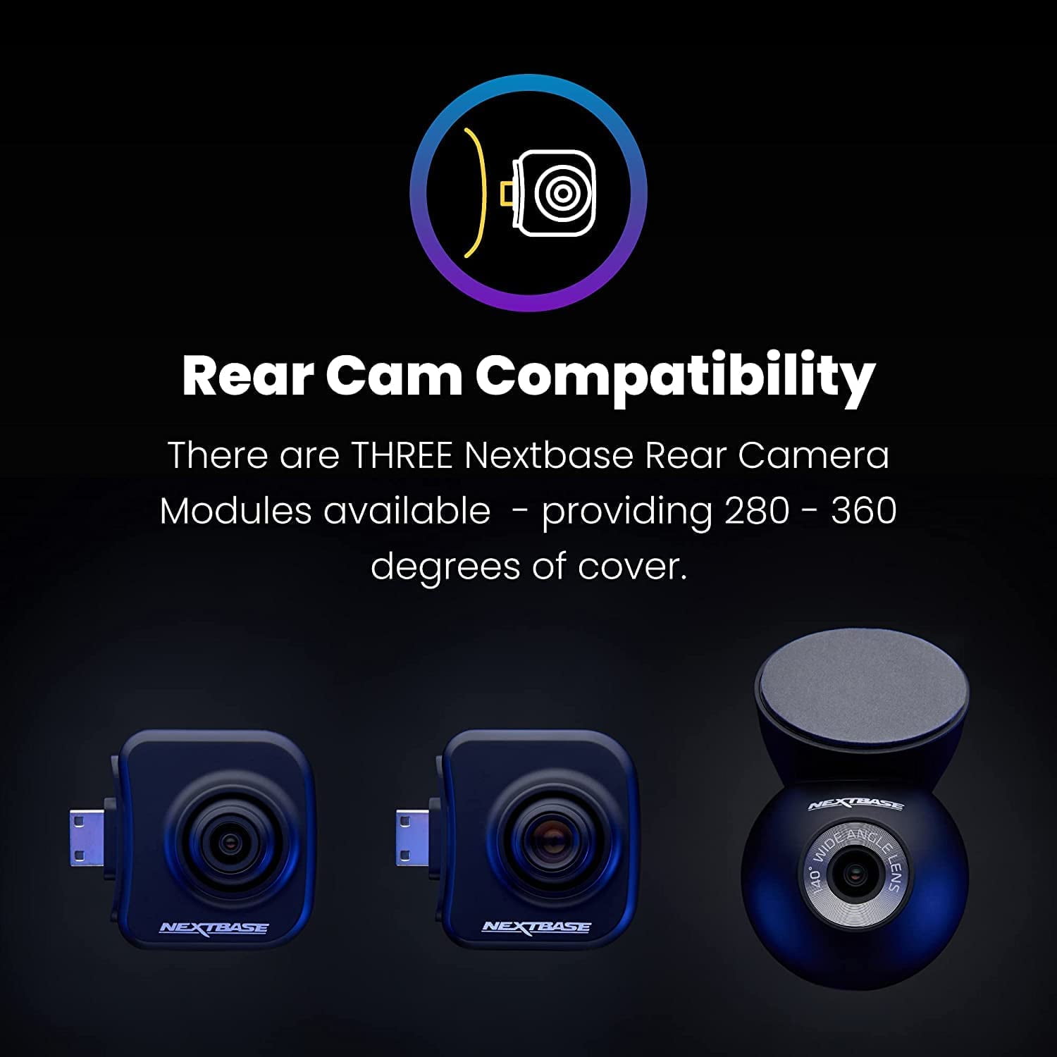 Nextbase 522GW Dash Cam 1440p HD Recording with WiFi, GPS