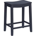 thumbnail image 1 of Hillsdale Fiddler 24" Wood Contemporary Counter Stool in Navy, 1 of 10