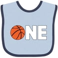thumbnail image 3 of Inktastic One Basketball First Birthday Boys or Girls Baby Bib, 3 of 4