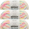 Spinrite Bernat Baby Blanket Big Ball Yarn - Pitter Patter, 1 Pack of 3 Piece