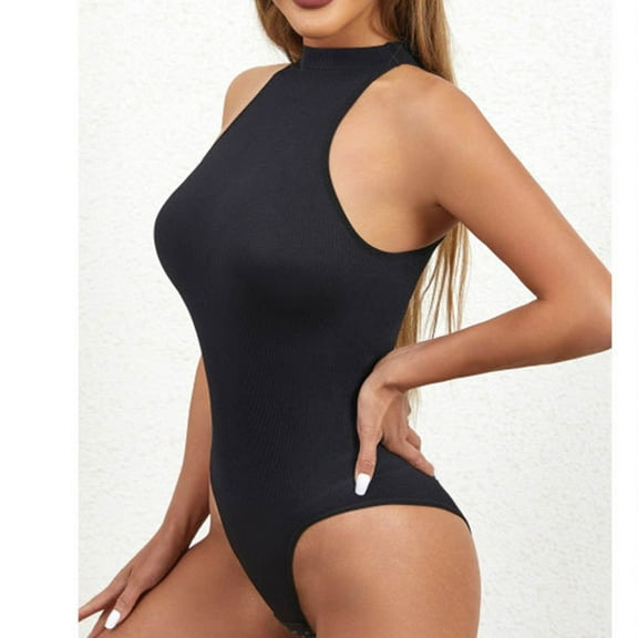 Aloohaidyvio Jumpsuits for Women Summer,Bodysuit for Women Tummy Control Shapewear Seamless Sculpting Thong Body Shaper Tank Top