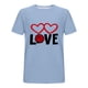 thumbnail image 4 of Ceisia Men's Casual Heart-Printed Short Sleeve Crew Neck Gift T-Shirt, 4 of 5
