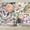 Color 1, variant on Wallpaper Whimsical Watercolor Garden Bouquet Soft Pastel Hues Peel and Stick Wall Murals 100"H x 144"W Removable PVC Wall Paper Self-Adhesive Wall Paintings Art Decor for Bedroom Living Room