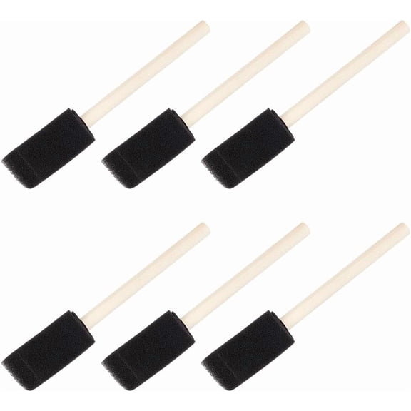 6Pcs Pottery Sponge for Clay 6.1 Inch(155mm) Ceramic Sponge Stick Pottery Sponge Brush Sculpture Cleaning Tools for Art Clay and Pottery DIY