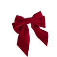 thumbnail image 2 of Épingle à Cheveux Mode Femme Rouge Vin Grand Nœud Épingle à Cheveux en Velours pour Enfants Accessoires Cheveux Doux, 2 of 5
