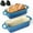 Blue, variant on 2 IN 1 Cast Iron Bread Loaf Pan with Lid, 3.4QT 9x5 Inch Dutch Oven for Bread Baking, Even Heating Bread Oven, Enameled Bread Pan for Homemade Sourdough Bread Baking & Versatile Cooking, Orange