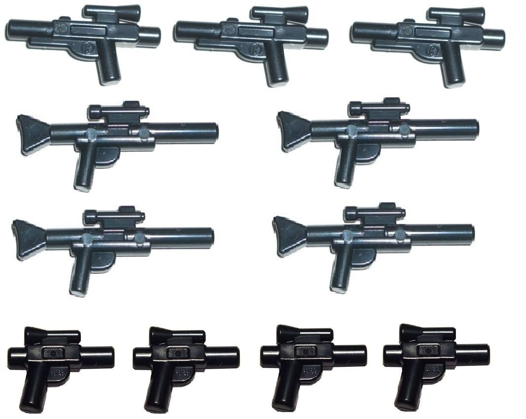 6 Lego Star Wars Minifigure Accessories Rifle gun weapon long short blaster 