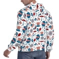 thumbnail image 6 of Haiem Fourth Of July Party Patterned Men's Hoodie with Kangaroo Pocket - Ideal Pullover Sweatshirt for Daily Wear, Travel, and Home-X-Large, 6 of 7