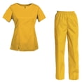 thumbnail image 1 of Women's Scrubs Set Scrub Top and Pants Scrubs Set, 1 of 3