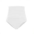 thumbnail image 5 of Bigersell Cotton Underwear Clearance Womens Panties Seamless High Cut Panty Style P-1354 Cotton Boyshort Panties Thongs Ladies Briefs Mid Waist Women's Briefs White XL, 5 of 5