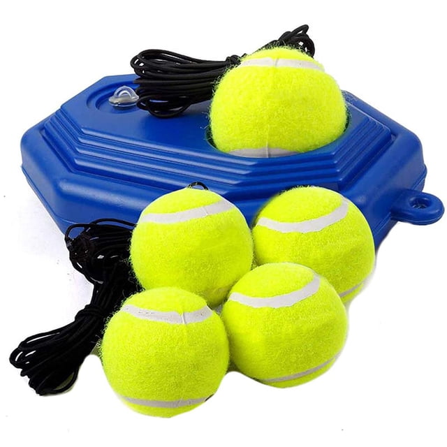 facefd Tennis Practice Trainer Single Self-study Tennis Training Tool Exercise Baseboard Tennis String Elastic Rope Exercise