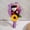 🥝 C_New#53, variant on Graduation Simulation Flower Bouquet Sunflower Bear Figurines • Handmade Decorative Keepsake Arrangement • Versatile Gift for Celebrations, Anniversaries