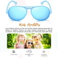 thumbnail image 2 of Toddler Baby Infant Polarized Aviator Sunglasses for Boys Girls Kids Age 0-4 Shatterproof UV400, 2 of 6