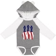 thumbnail image 3 of Inktastic Bowling Pins USA Flag Gift for Bowler Boys or Girls Long Sleeve Baby Bodysuit, 3 of 5