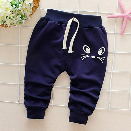 

Summer Kids Baby Boys Girls Casual Trousers Children Long Pants Cotton Bottoms Clothing