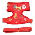 thumbnail image 3 of Christmas Pet Vest Harness Set Reflective Adjustable Dog Wearing Breathable Mesh Vest With Leash Chicken Hen Leash For Duck, 3 of 5