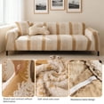 thumbnail image 6 of CJC Stretch Sofa Cover Thick Non Slip Couch Sofa Slipcover Furniture Protector with 1 Pillowcase for Kids Dogs Cats Pets (1-Seater, Khaki), 6 of 18