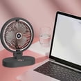 thumbnail image 4 of Binwennn A Tent Bed Little Fans for Bedroom Attach to Bed Convenient Mini Folding Fan Home Desktop Lighting Rechargeable Small Fan Multifunctional Small Fan Desktop Convenient Folding For All, 4 of 5