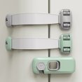 thumbnail image 2 of 10-pack Barnsäkra Skåplås, Inga Verktyg eller Borrning Behövs, Babyskåpslås för Köksluckor, Lådor, Apparater, Garderober, Kök, Kylskåp, 2 of 5