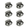 thumbnail image 5 of perfeclan 3x6 Pieces Metal Oval Bean String Cord Locks 2 Hole Toggle Spring Clasp Stop, 5 of 7