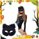 thumbnail image 5 of Protector Facial de Peluche Animal Negro - Simulación de Media Cara, Plástico/Peluche - para Cosplay, Halloween, Mascaradas y Fiestas, 5 of 8