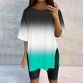 thumbnail image 2 of Uooqdmx Oversized Tshirts for Women, Tunics or Tops to Wear with Leggings, Oversized Workout Shirts for Women, Athletic Tops for Women, Womens T Shirts Loose Fit, Mint Green S, 2 of 5