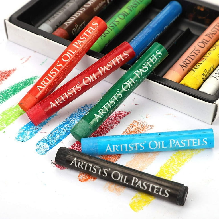 Non-Toxic Artist Soft Oil Pastels 50 Assorted Colors Professional Painting  Oil Pastels Cardboard Box Set Art Supplies Heavy Color Expressionist