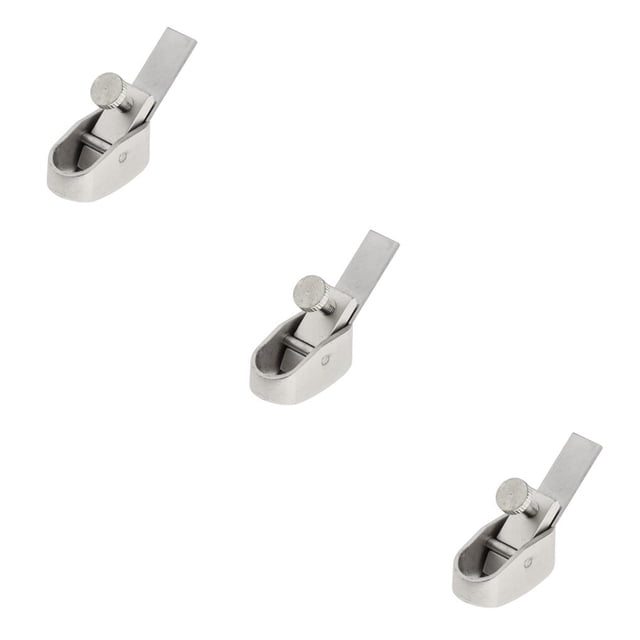 Thinsony Vintage Brass Violin Making Tool Woodworking Plane Authentic Craftsmanship Silver XS 3PCS