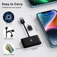 thumbnail image 5 of GJX Carplay Wireless Adapter,Easy Use Wireless Carplay Adapter for Iphone Factory,Plug-and-Play Carplay Adapter with Usb Receiver,Black, 5 of 5