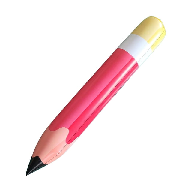 segolike Inflatable Pencil Balloon 70cm Crayon Balloon for Classroom Celebration Room red