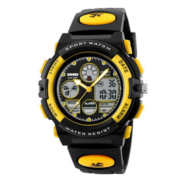 1163 Relojes Niños Deportes al aire libre Reloj para niños Reloj de pulsera de cuarzo digital p SKMEI Reloj de los niños