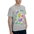 thumbnail image 2 of Bingfone Cute Chameleons Men'S Loose Fit Short-Sleeve Pocket T-Shirt, 2 of 7