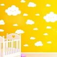 thumbnail image 2 of Vikakiooze Home Decor 24PCS Smiling Face White Clouds Vinyl Decal Art Wall Sticker DIY Home Room Decor, 2 of 3
