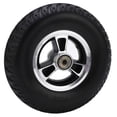 thumbnail image 2 of Wheelchair Wheel Replacement Solid PU Reinforced Aluminum Alloy Hub Walker Accessories 193mm, 2 of 5